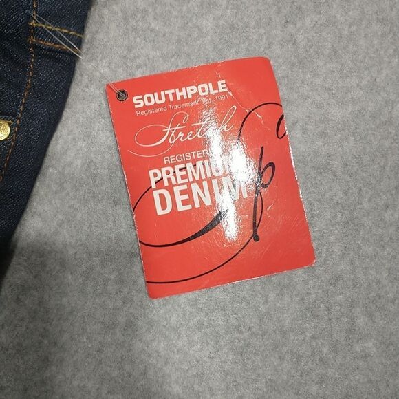 Southpole Jeans Women 3 Blue Denim Low Rise Bootcut FreeStyle Signature Fit NWT. - Picture 7 of 10